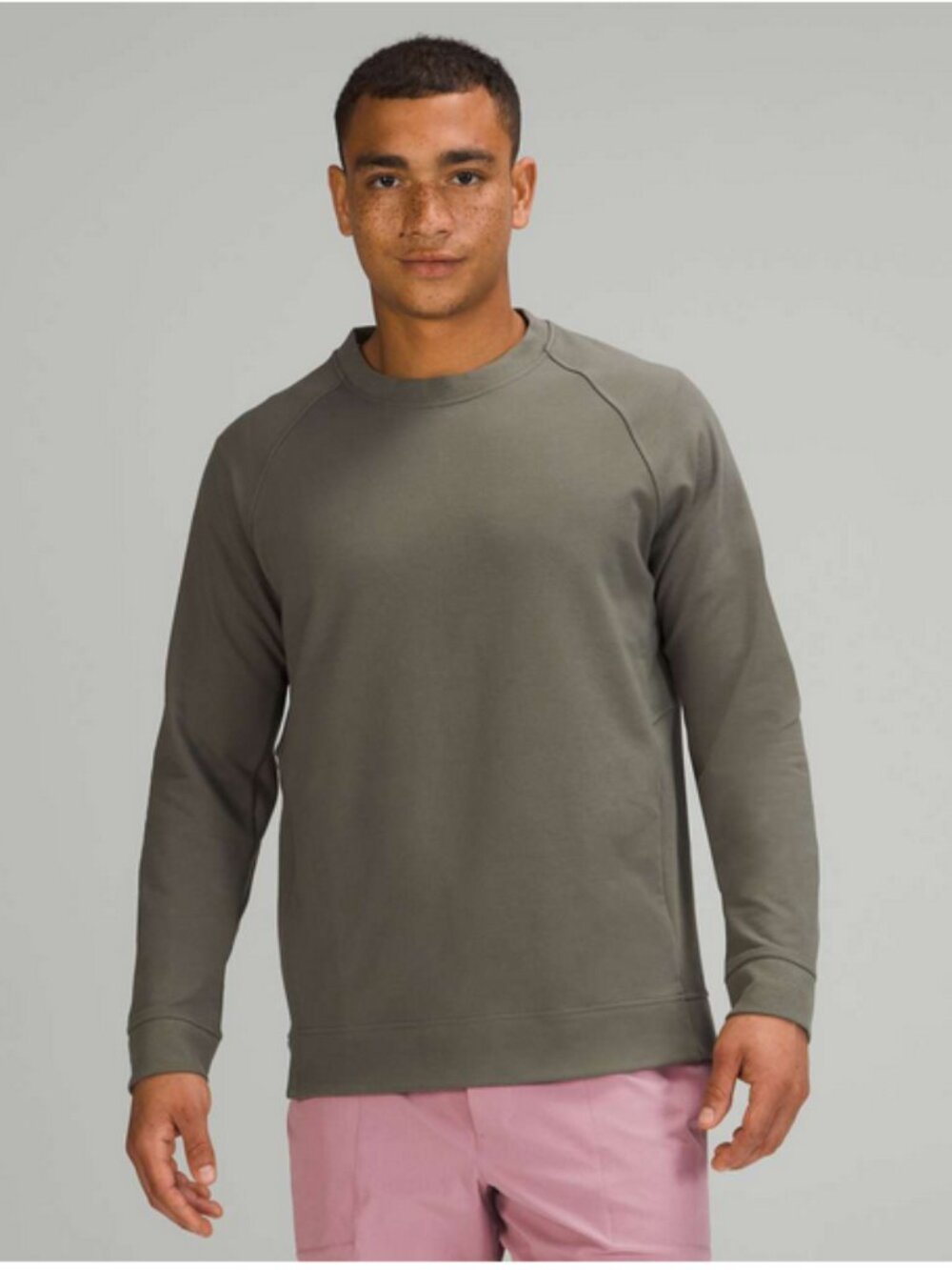 Lululemon City Sweat Crew Grey Sage - XL